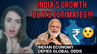 Foreigner reacts to India's growth BEATS Estimates and DEFIES Global slowdown!! | Palki Sharma