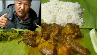 Real MUKBANG/Oksha manungsa chaba/Village style/Premson Kiirii Vlog.