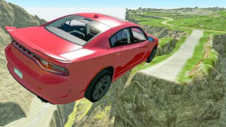 Canyon High Speed Crazy Car Jumping - BeamNG Drive Cars Crashes Compilation | Good Cat