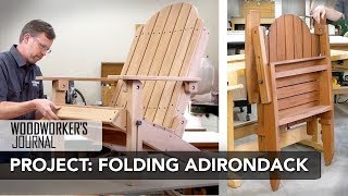 Building a Folding Adirondack Chair | Complete Project Build