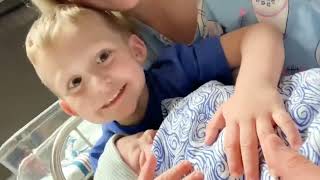 The First Meeting Between The Newborn Siblings | Cute Babies Video