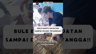 Bule Jadi Kuli Hajatan⁉️ #reaksibule #buleriview #shorts #viralvideo