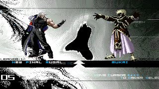 ( KOF MUGEN ) New Final Rugal Vs Mukai Boss Team