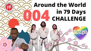 Around the World in 79 Days CHALLENGE | Karate Beginner Class 004