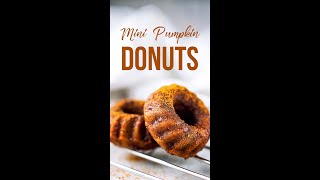 #Thanksgiving Mini Pumpkin Donuts 🍩🤗