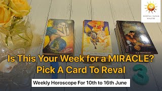 Pick a card 🌞 Weekly Horoscope 👁️Your weekly tarot reading for 10th to 16th June Tarot Reading