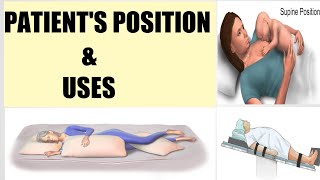 PATIENT'S POSITION || TYPES OF POSITION OF PATIENT || IMPORTANCE OF POSITIONING IN NURSING