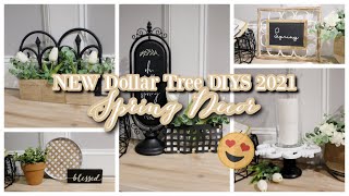 NEW DOLLAR TREE SPRING DIYS 2021 | SPRING DECORATING IDEAS