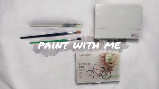 Paint with me using the superior watercolor | cheapest watercolor | Art with Mill