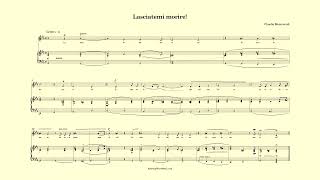 Lasciatemi morire accompaniment - Monteverdi - C minor