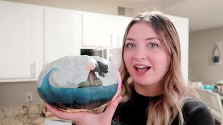 we're sick :( | painting pumpkins!!