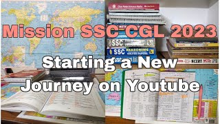 SSC CGL 2023 🪄 || Starting a New Journey 📍 || Mission 2023 || STUDY VLOG 📚 #ssccgl #2023 #study