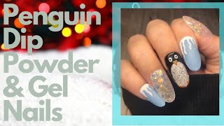 Easy Penguin Nails | Dip Powder & Gel