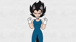 Sad Cat Dance [] Animation Meme [] F!Vegeta AU [] F!Vegeta x Yamcha