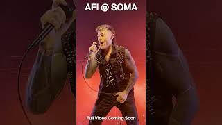 AFI at SOMA San Diego Live 4K Clip