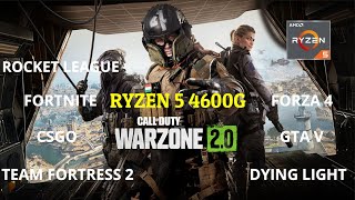 RYZEN 5 4600G VEGA 7 | WARZONE | TEST IN 8 GAMES