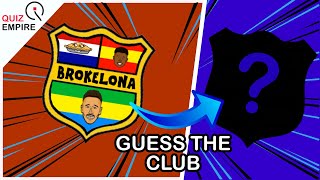 GUESS THE CLUB BY THE CARTOON VERSION | 442OONS PICTURES | FOOTBALL QUIZ 2023 |QUIZ EMPIRE|