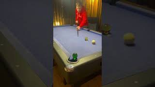 Insanely satisfying pool juggling trickshot🧘🏼‍♀️🍀