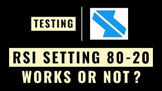 RSI Indicator with 80/20 Settings - Works or Not? | Back Testing