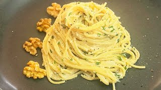 🍝🥛🌿Невероятные спагетти со сливочно-ореховым соусом Очень просто, быстро и вкусно АСМР 😋 ❗❤️