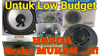 Unboxing Amplifier dan Spiker Murah // Untuk Low Budget