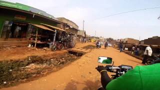 A Bike Ride through Kampala. Uganda.