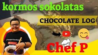 Kormos Sokolatas - Chocolate Log