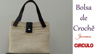 Bolsa de Crochê passo a passo professora Simone Eleotério  crochet bag