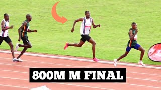 Alex Ngeno defends 800m Men Final title AK National Championships 2024