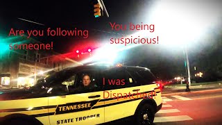 State trooper questions me for walking.   #blackhistorymonth #walkingwhileblack