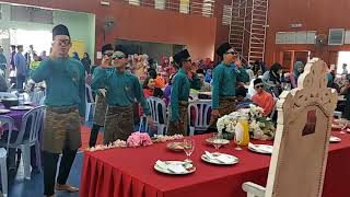 Geng kompang Masjid persandingan Syahrizan dan Sabrina