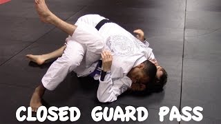 Closed Guard Pass: Frogger Pass and Arm Bar with Professor Ricardo Tubbs Chesapeake, VA BJJ