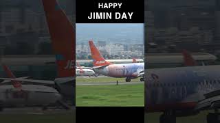 JIMIN DAY BTS JEJU 지민 전용기?