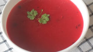 Beetroot Carrot Soup/Beetroot Soup/Home made Soup Recipe/Easy to Make Soup with veggies