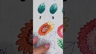 Sunflower 🌻 Embroidery Tutorial 🪡 Full video on my channel! @EmbroideryArtbyNat