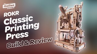 Rokr Classic Printing Press Build and Review. Does it work?