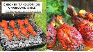 Charcoal Grilled Tandoori Chicken | Chicken Tandoori without Oven | Tandoori Masala Powder