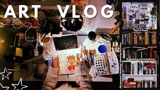 art vlog✨cozy drawing sessions | museum trips | days at home and more