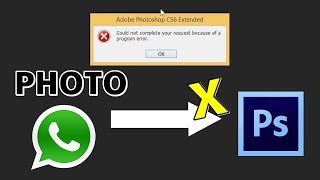 Tutorial...!!! Mengatasi Foto dari WA yang tidak bisa di buka di Photoshop