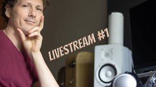 Acoustic indie-folk livestream from my cozy studio: # 1