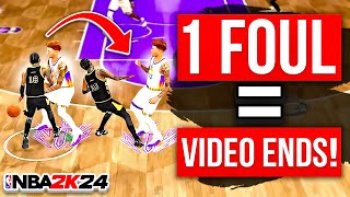 NBA 2K24 BUT IF I FOUL THE VIDEO ENDS!