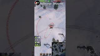 T92 HMC💥МАСТЕРовая  АРТА согревает  Заполярье #shorts #world_of_tanks #нереальная_танкистка #sirambi