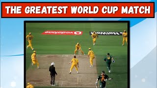 #Australia v #South Africa 1999 World Cup Semi-Final: Greatest #WorldCup Matches #CWC