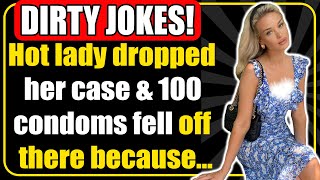 🤣 DIRTY JOKE ! - 😋Woman was in Airport😳 & Accidentally Dropped Her Case🥶. But Then 100...😱