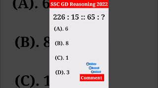 SSC GD Previous Year Question || SSC GD Exam 2022 #shorts #sscgd #gdshorts #virelshorts