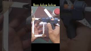 Ikan dalam kolam dari kardus bekas #cardboard #diy #tutorial #ikandalamkolam