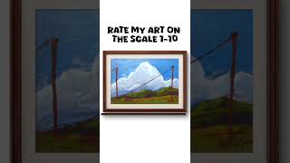 Rate my art on the scale 1-10 #landscapeart #artshorts #painting #skyart #youtubeshorts  #artdream