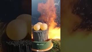 egg blast with crackers #experiment #egg #top10 #toptrending #blast #top