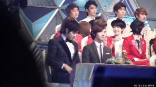 [Fancam] 111229 TVXQ - SBS Gayo Daejun - Waiting Seat [DC]