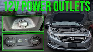 How to Fix 12V Power Outlet/Cigarette Lighter - Hyundai Sonata (2015-2017)